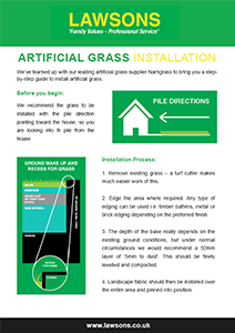 Artificial Grass Installation Guide