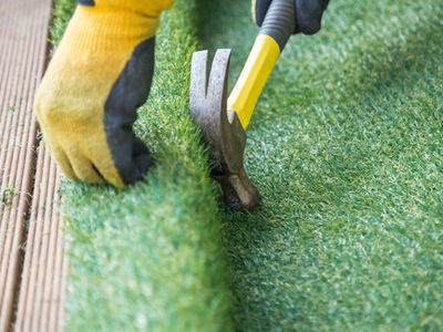 Can you use artificial grass on decking