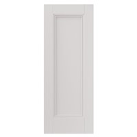 Belton White Primed FD30 44x1981x762mm Internal Door is comprised of flat recessed panel with decorative flush mouldings.  It benefits from solid core construction.