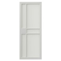City White Painted 35x1981x610mm Internal Door features contemporary art deco style door design, perfect for &#39;industrial style&#39; interiors. It is constructed with robust 9mm MDF panels and solid lock blocks and can be fitted with regular handles, latches and hinges.