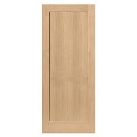 Etna Oak Unfinished 35x1981x686mm internal door is made from real oak veneer. Timber veneers are a natural material and variations in the colour and graining should be expected. Colours and graining patterns depicted in our product imagery are representative only.