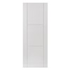Mistral White Primed 35x1981x610mm internal door is white primed, ready for finish painting. White internal doors are wonderful for reflecting light around your home and the perfect complement for all interior design themes.