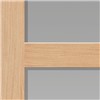 Nevis Oak Unfinished Glazed 35x1981x686mm Internal Door. Timber veneers are a natural material and variations in the colour and graining should be expected. Colours and graining patterns depicted in our product imagery are representative only.
