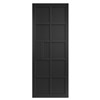 Plaza Black Painted 35x1981x610 Internal Door features contemporary industrial style door design with black painted finish. It is constructed with robust 9mm MDF panels and solid lock blocks. It can be fitted with regular handles, latches and hinges.