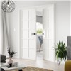 Plaza White Painted 35x1981x610 internal door features contemporary industrial style door design with white painted finish. It can be fitted with regular handles, latches and hinges.