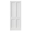 Rushmore White Primed 33x1981x610mm internal door is shaker panel internal door. It is comprised of MDF face with four recessed panels. This door benefits from solid core construction. White internal doors offer a simple, timeless and minimalist look that complements almost any interior.
