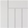 Savoy White Primed 35x1981x838mm cottage style internal door is high quality white primed for finish painting. This door benefits from semi-solid core construction. Suitable for pocket door system. White internal doors offer a simple, timeless and minimalist look that complements almost any interior.