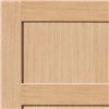 Snowdon Oak Unfinished FD30 44x2040x726mm Internal Door is real oak veneered internal door with four recessed flat panels. It is prepared ready for varnish finish. This door benefits from solid core construction. It is suitable for Pocket Door System. Timber veneers are a natural material and variations in the colour and graining should be expected. Colours and graining patterns depicted in our product imagery are representative only.