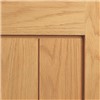 Thames Oak Prefinished 35x1981x533mm Internal Door is a real oak veneered cottage style door with grooved centre panel. This door benefits from solid core construction. Timber veneers are a natural material and variations in the colour and graining should be expected. Colours and graining patterns depicted in our product imagery are representative only.