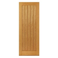 Thames Oak Prefinished 35x1981x838mm Internal Door is a real oak veneered cottage style door with grooved centre panel. This door benefits from solid core construction. Timber veneers are a natural material and variations in the colour and graining should be expected. Colours and graining patterns depicted in our product imagery are representative only.