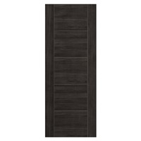 Tigris Cinza FD30 44x1981x762mm laminate door comes with dark grey coloured wood effect making it suitable for contemporary look. Uniform finish makes it ideal for matching your colour scheme. This door benefits from solid core construction. It is suitable for Pocket Door System.