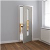 Tigris Lava 35x1981x838mm laminate internal door with laminate with grey coloured wood effect making it suitable for contemporary look. Uniform finish makes it ideal for matching. This door benefits from semi-solid core construction.