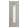 Tigris Lava 35x1981x762mm laminate internal door with laminate with grey coloured wood effect making it suitable for contemporary look. Uniform finish makes it ideal for matching. This door benefits from semi-solid core construction.