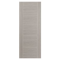 Tigris Lava FD30 44x1981x610mm laminate internal door with grey coloured wood effect making it suitable for contemporary look. Uniform finish makes it ideal for matching. This door benefits from solid core construction.
