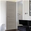 Tigris Lava FD30 44x1981x686mm laminate internal door with grey coloured wood effect making it suitable for contemporary look. Uniform finish makes it ideal for matching. This door benefits from solid core construction.