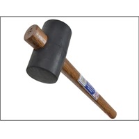 A Faithful black rubber mallet can be used by professional tradesmen in a whole range of industries as well being suitable for DIY tasks, particularly for tapping down paving slabs, and applications where a steel head is unsuitable.  Featuring a self-locking contoured wooden handle it can deliver a gentle but firm blow with little rebound.