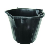 Black 3 Gallon Bucket