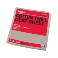Cotton Twill Dust Sheet 12ft x 9ft