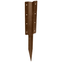 Double Sleeper Straight Support Spike 660mm BROWN
