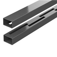 D/post Black Rail up to 900mm Vento Vertical Panel