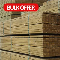 Pack of 132no 2.4m x 47x100mm Treated C24 Carcassing Timber