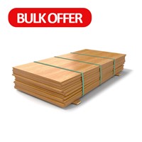 Pack of 75no Marine Exterior Hardwood Plywood 2440x1220x12mm B/BB