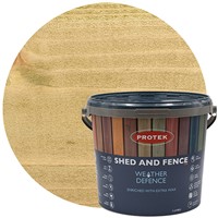 Protek 5ltr Shed & Fence Wood Stain Pale Green